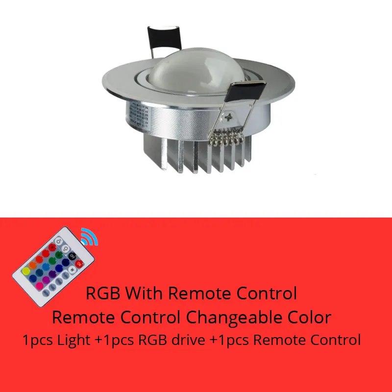 Регулируемый угол светодиодный светильник RGB пульт дистанционного управления 3 Вт 6 Вт 9 Вт 12 Вт 15 Вт 18 Вт 24 Вт фоновая настенная хрустальная лампа светильник для коридора - Испускаемый цвет: RGB With Remote