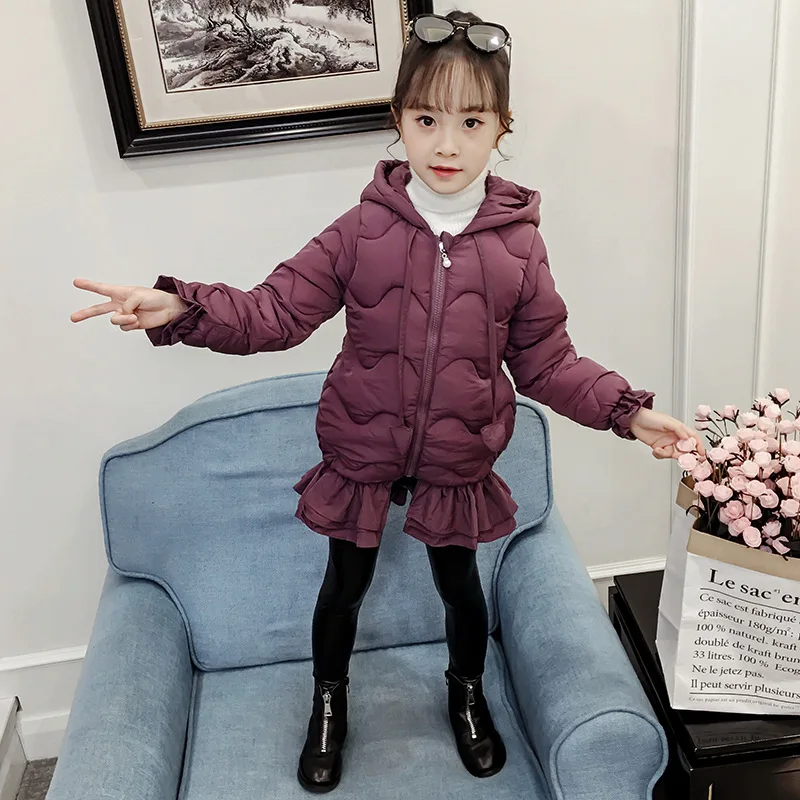 

Children's Garment 2020 Girls' Western Style Quilted Cotton Cloth Winter Clothes Fashion Big Boy Cotton Coat Fashion