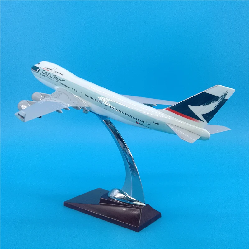 32 см Hong kong CATHAY PACIFIC airways Boeing B747 игрушечные модели самолетов самолет литья под давлением смолы самолет подарки коллекционные украшения