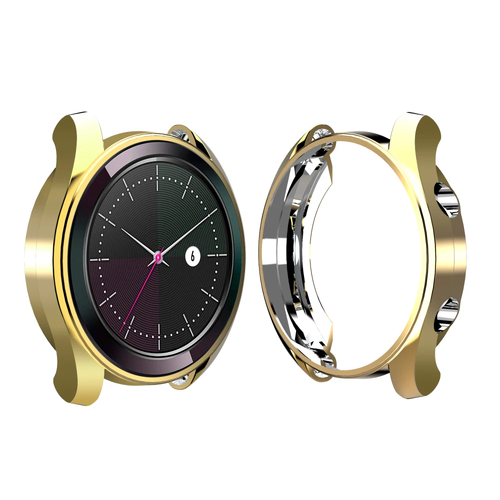 Бампер для huawei Watch GT элегантный 42 мм чехол TPU чехол тонкий протектор ультра-тонкий защитный чехол рамка