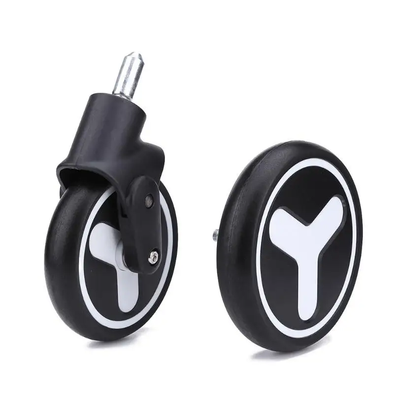Baby Cart Wheel Original Stroller Accessories Excellent PU Rubber Leather Front Rear Wheel Trolley Suitable for Yoya Plus 3 Pram