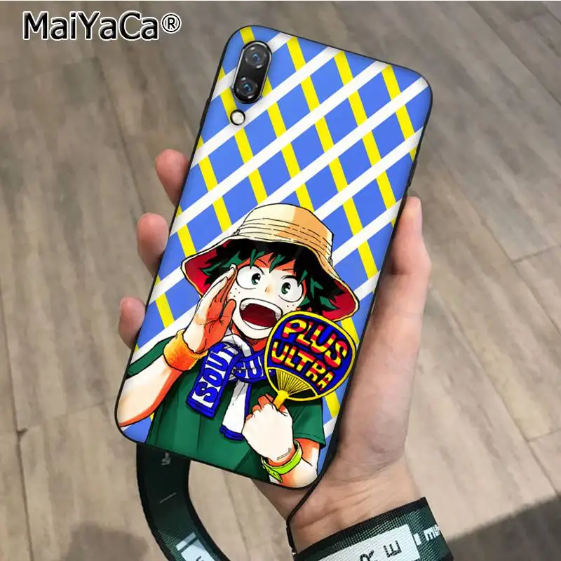 MaiYaCa моя геройская Академия Midoriya Izuku чехол для телефона Huawei P9 10 lite P20 pro P30 Psmart mate 20