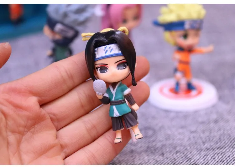 Action Toy Figure Naruto Sasuke Kakashi Figure Set Classic Japanese Anime Figurine Resin Model Builiding Quality Toys For Boys