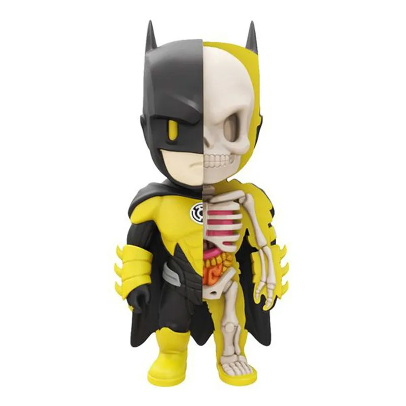

4D master Mighty Jaxx Jason Freeny anatomy Cartoon ornament Yellow Batman