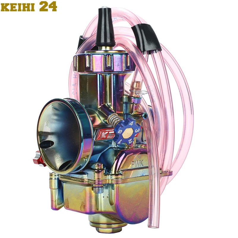 Мотоцикл 21 24 26 28 30 32 34 мм карбюратор PWK Carburador для kayo bse китайский Dirt Pit Bike DAX Monkey bike мотоцикл scoote - Цвет: keihi 24