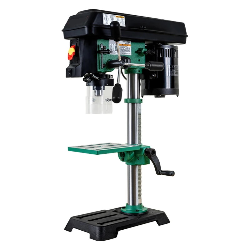 Desktop Bench Drill 10-Inch Speed-Regulating Drilling Machine Woodworking Bench Drill With Laser Positioning Induction Motor 5