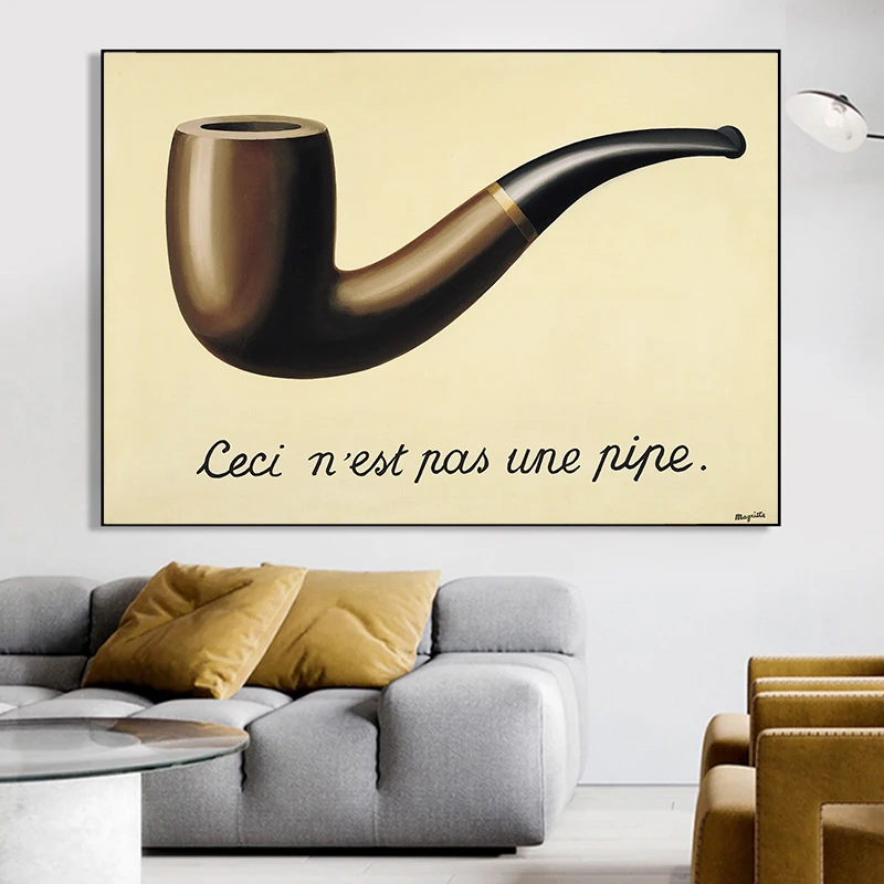 The Treachery of Images This Is Not a Pipe by René Magritte 1929