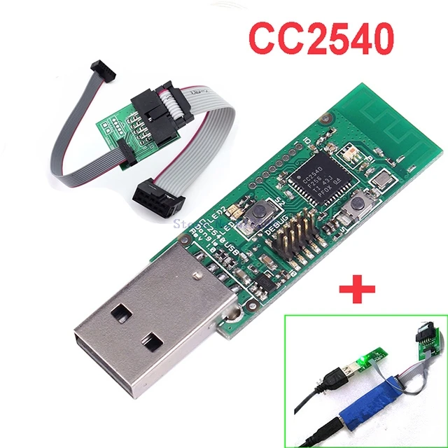 

A7-- For Aluetooth 4.0 BLE CC2540 USB Dongle Protocol Analysis BTool Packet Sniffer Board+Downloader Download Programming Connec