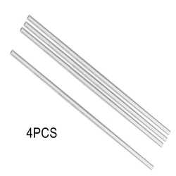 4Pcs 6063 OD 8mm 9mm Aluminum Round Tube Seamless Straight Tubing Length 11.81