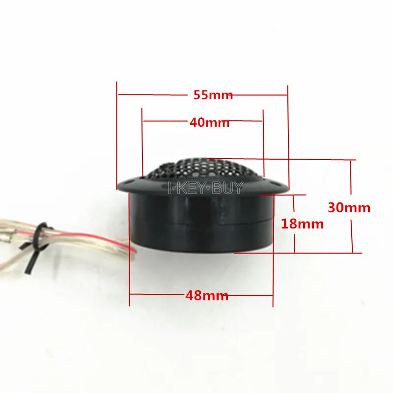 2pcs/set High Quality 2.5 Inch Car Speaker Dome Tweeter Vehicle Auto Music Stereo Modified Loud Speakers DDT-F25B