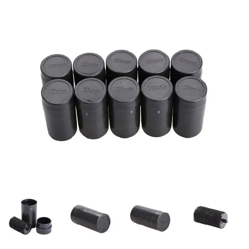 10PCS Price Tag Gun 18/20mm Tag Guns Refill Ink Rolls Ink Cartridge for MX6600/MX5500 Marking Pricing Labeler Re-ink Roller price tag gun