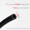 Universal 5pcs/Set DIY Auto Wiper Blade Windshield Washer Hose Pipe 2 Meters Automotive Blades Car Accessories Styling ► Photo 3/6