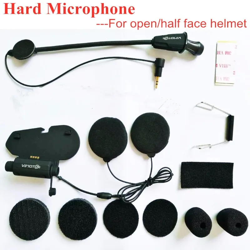 

Earpiece Microphone For Vimoto V3/V6 Bluetooth Intercom Motorcycle Helmet Headset
