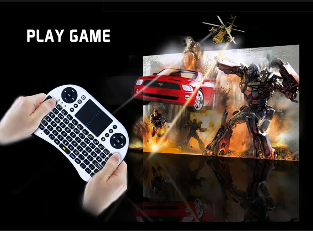 X96 Мини Android TV BOX с клавиатурой Amlogic S905W Четырехъядерный 4K WiFi Netflix mini Smart