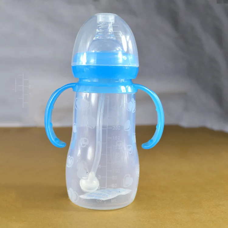 

240ml Silicone Feeding Bottle Wide Mouth Silicone Feeding Bottle Feeding Bottle Processing Feeding Bottle