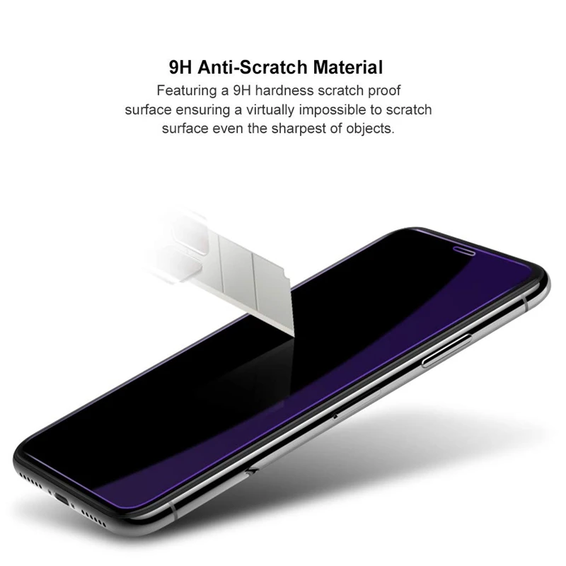 Закаленное стекло IMIDO для IPhone 11 Pro Max с защитой от синего света защитная пленка