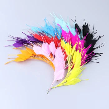

Fancy Goose Feather Flower 30cm Long Headdress Diy Jewelry Feathers Craft Accessories for Wedding Party Decoration