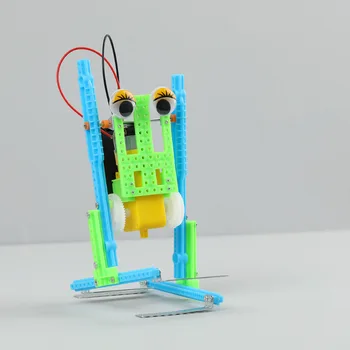 

STEAM Toy Educational DIY Scientifically Produced Invention Experimental Handmade Material Kit Walking Robot