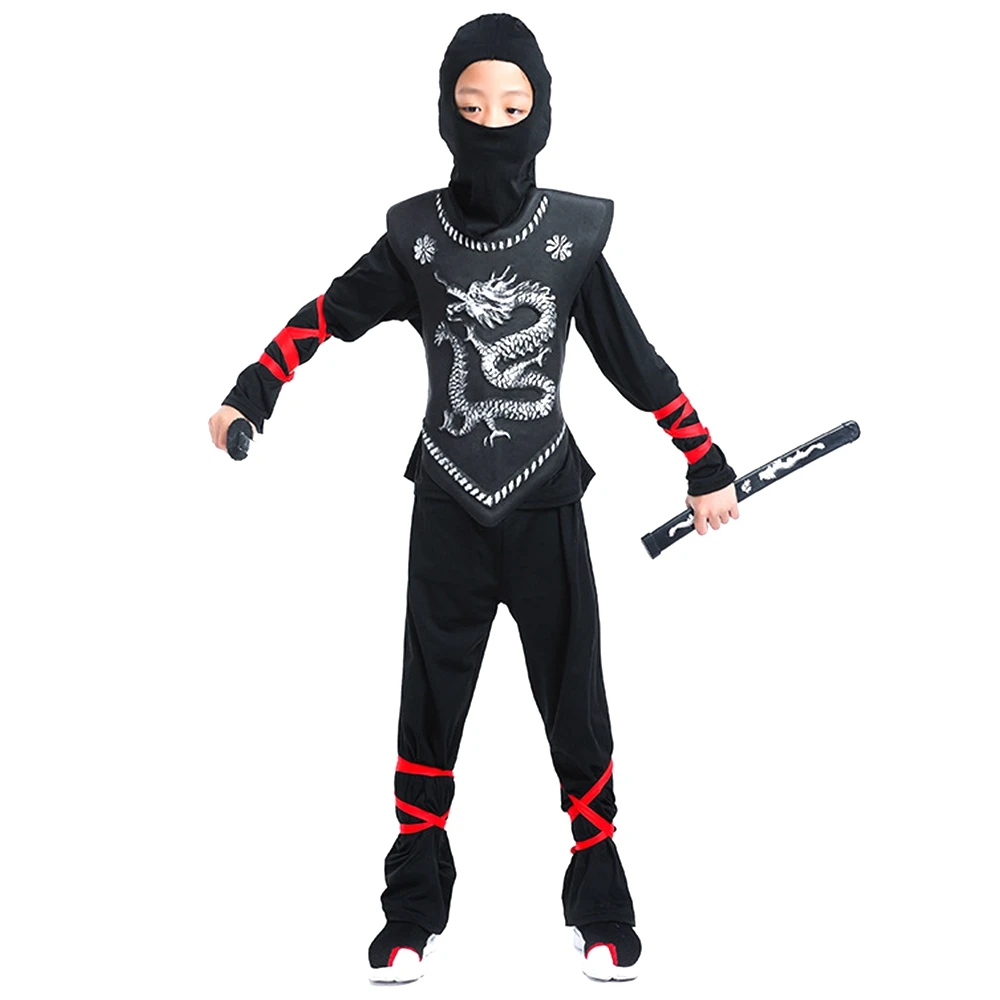 Костюм ниндзя Ninjago Косплей ассасин вечерние костюм disfraz de Ninja мальчики девочки