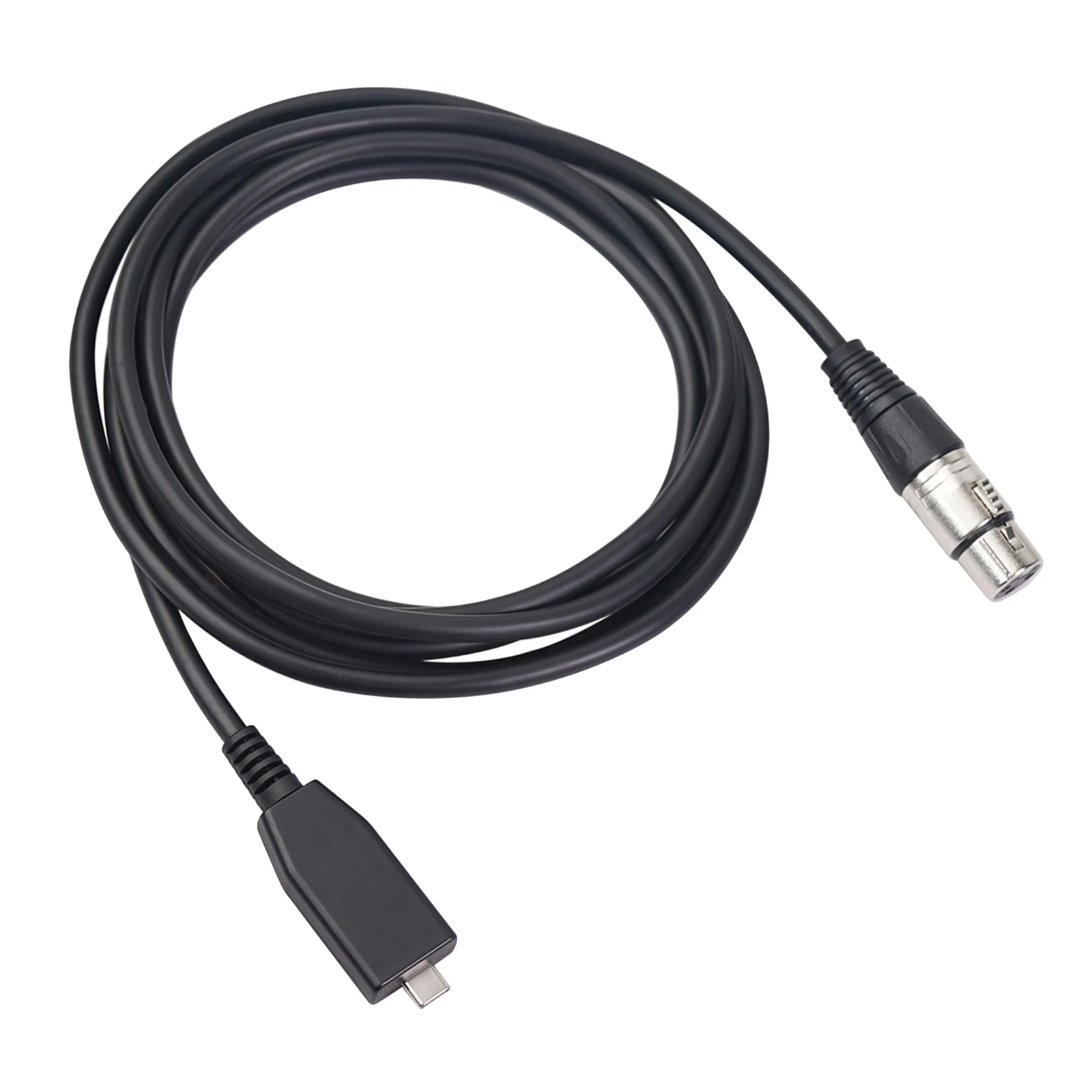 USB Microphone Cable USB Male to 3 Pin XLR Female Mic Link Converter Cable Studio Audio Cable Connector Cords Adapter