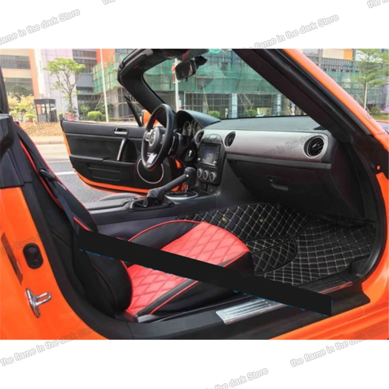 Кожаные автомобильные коврики для Mazda Mx-5 Mx5 Roadster Miata 2005 2006 2007 2008 2009 2010 2011 2012 2013 2014 2015
