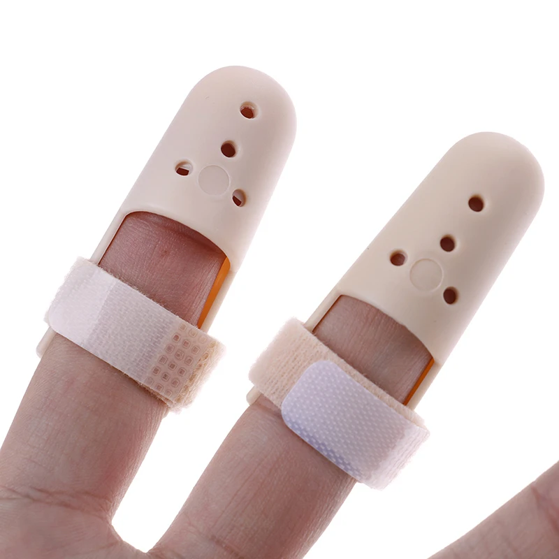 

New 1Pc Mallet Splint For Broken Finger Plastic Hand Finger Splints Support Brace Joint Fracture Pain Protection Adjustable Hook
