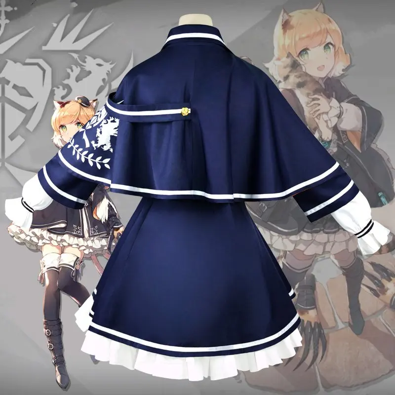 Игра Arknights Mousse Frncat Косплей Костюм женский для косплея карнавальное платье для косплея вечерние костюмы