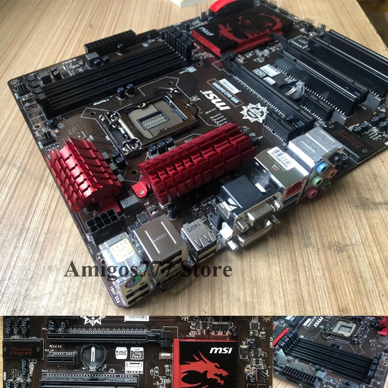 Материнская плата LGA 1150 DDR3 MSI B85 G43 GAMING оригинальная настольная Intel PCI E 3 0 USB3.0 32 Гб Cup