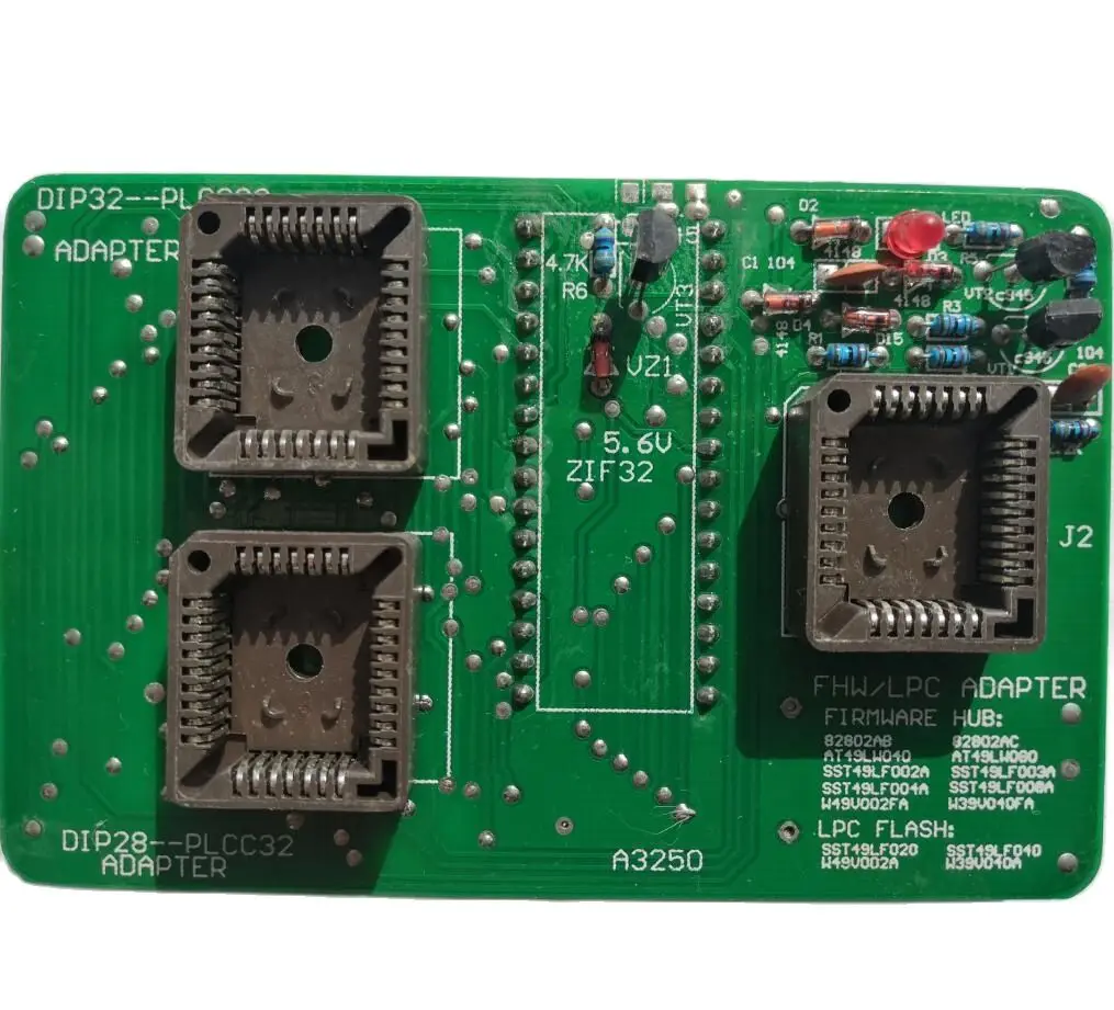 Three in One PLCC32 Adapter for Willem Programmer |