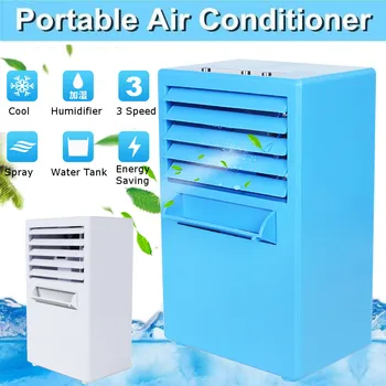 

2 Colors 100~240V Original Mini Electric Air Conditioning Fan Desktop Cooling Fan for Cooling Summer Hot Day