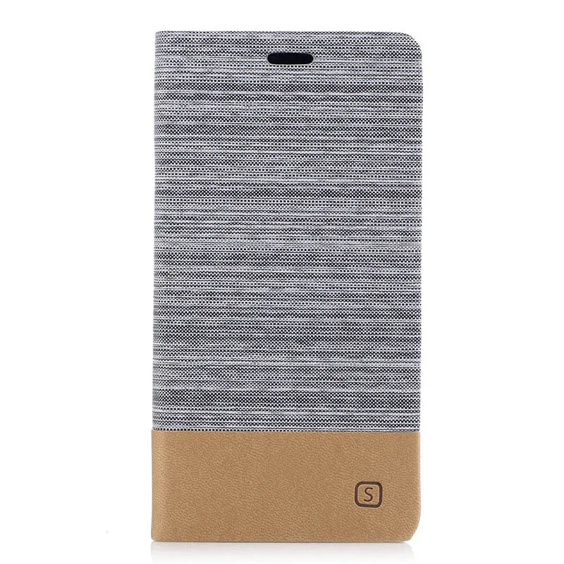 Beige Разноцветный холщовый Стильный кожаный чехол-книжка для Xiaomi mi Max 3, кожаный чехол-сумка для Xiao mi Max 3 с отделением для кредитных карт и ремешком - Цвет: Beige