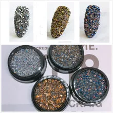 New Style Manicure Irregular Crystal Stone Tourmaline Stone Manicure Nail Patch Colored Stone Manicure Multi-color Crystal