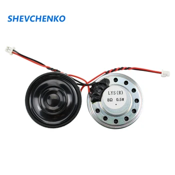

SHEVCHENKO 30mm Speaker Toy Electronic Dog Speaker Magnetic 8 ohm 0.5W speaker With Plug Wire Repair Electronic Toys DIY 2pcs