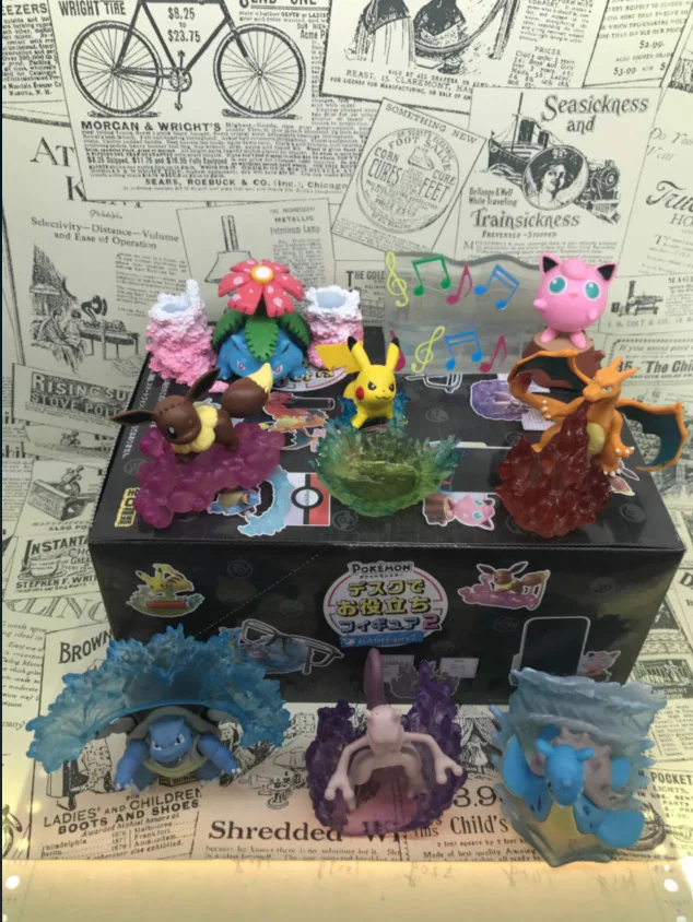 

Pet Elf Pokemon Super Dream Squirtle Charizard Pikachu Desktop Scene Capsule Toy