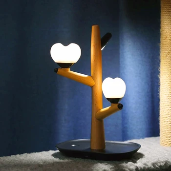 

Night Light and Smart Human Body Sensor Sensor Light Control Magnetic USB Charging LED Creative Wooden Night Light