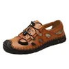 UncleJerry Men's Fashion Sandals Leather Sandal for Man Comfortable and Durable Summer Outddoor Shoes ► Photo 1/6