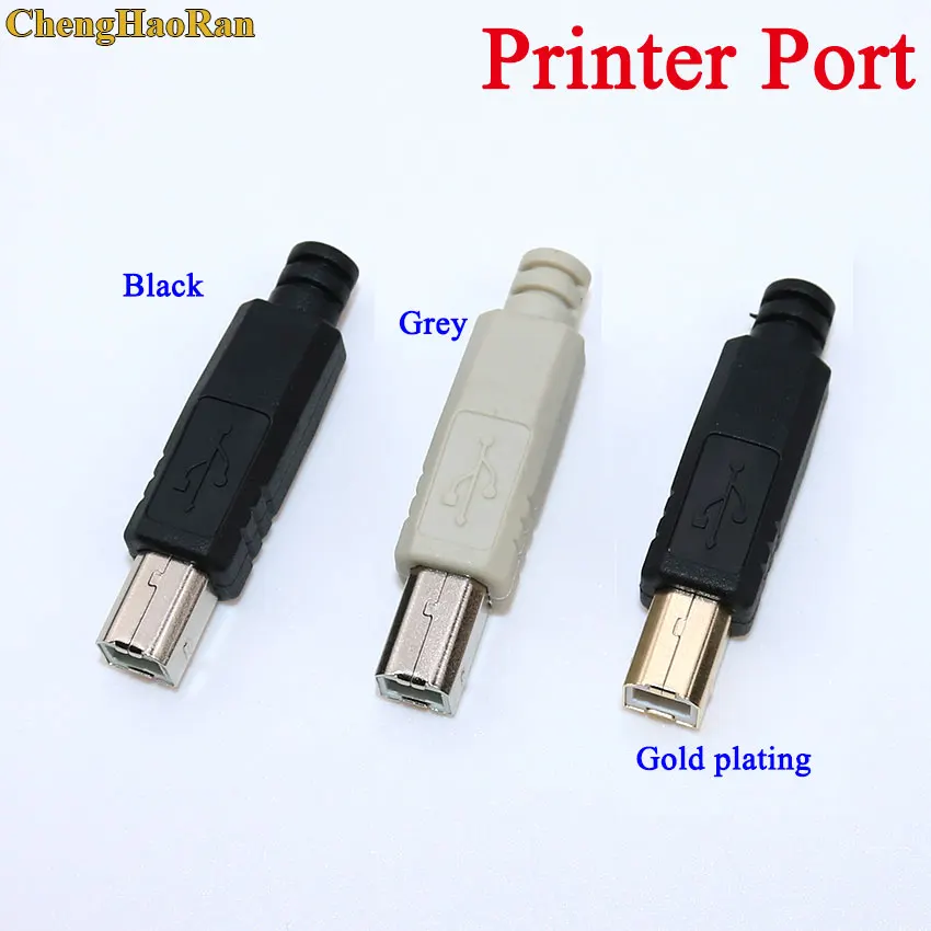 2 шт. DIY USB 0 B Тип 4 Pin папа принтер порт в сборе адаптер разъем припоя пластиковый