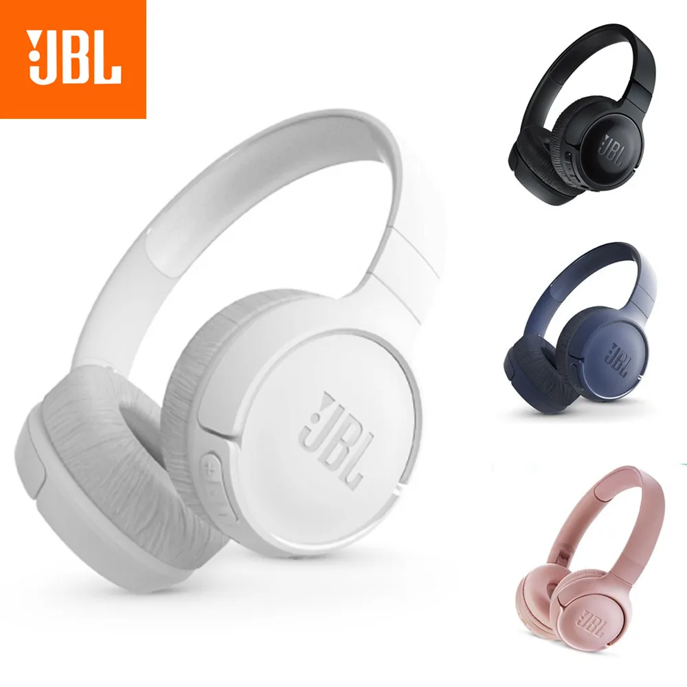 Наушники JBL T500BT с глубокими басами Спортивная игровая Bluetooth-гарнитура микрофоном