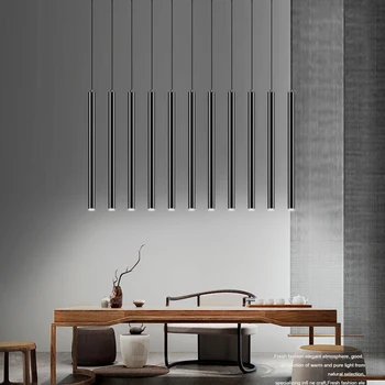 

Pendant Lights Modern Kitchen Lamp Dining Room Bar Counter Shop Pipe Pendant Down Lights Kitchen Spot Light Aluminum 1.5cm