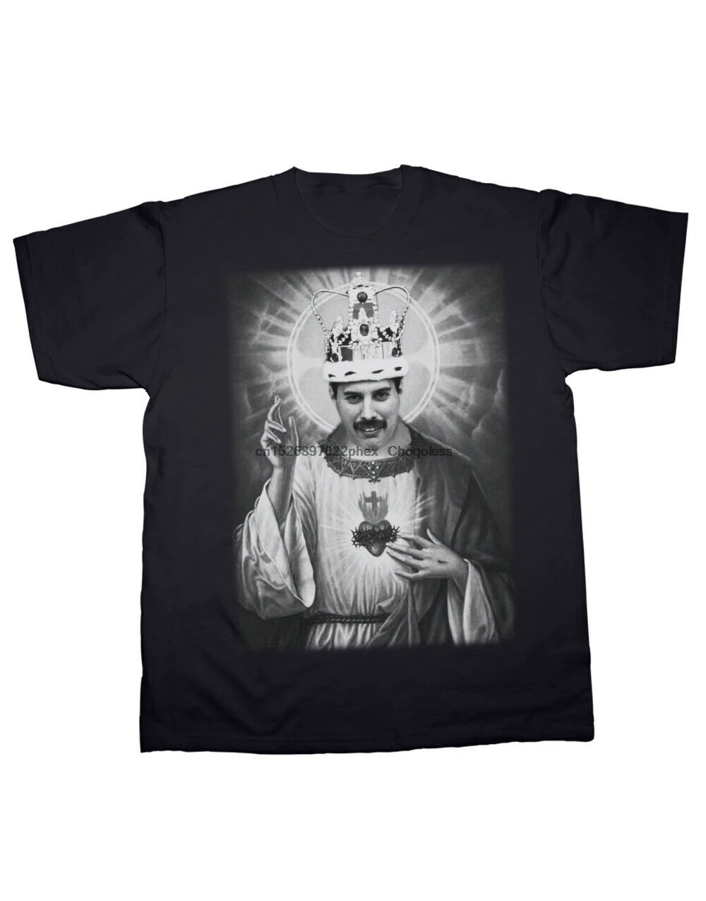 Фредди Меркури Queen Rock God Saviour печатная Футболка | Мужская одежда