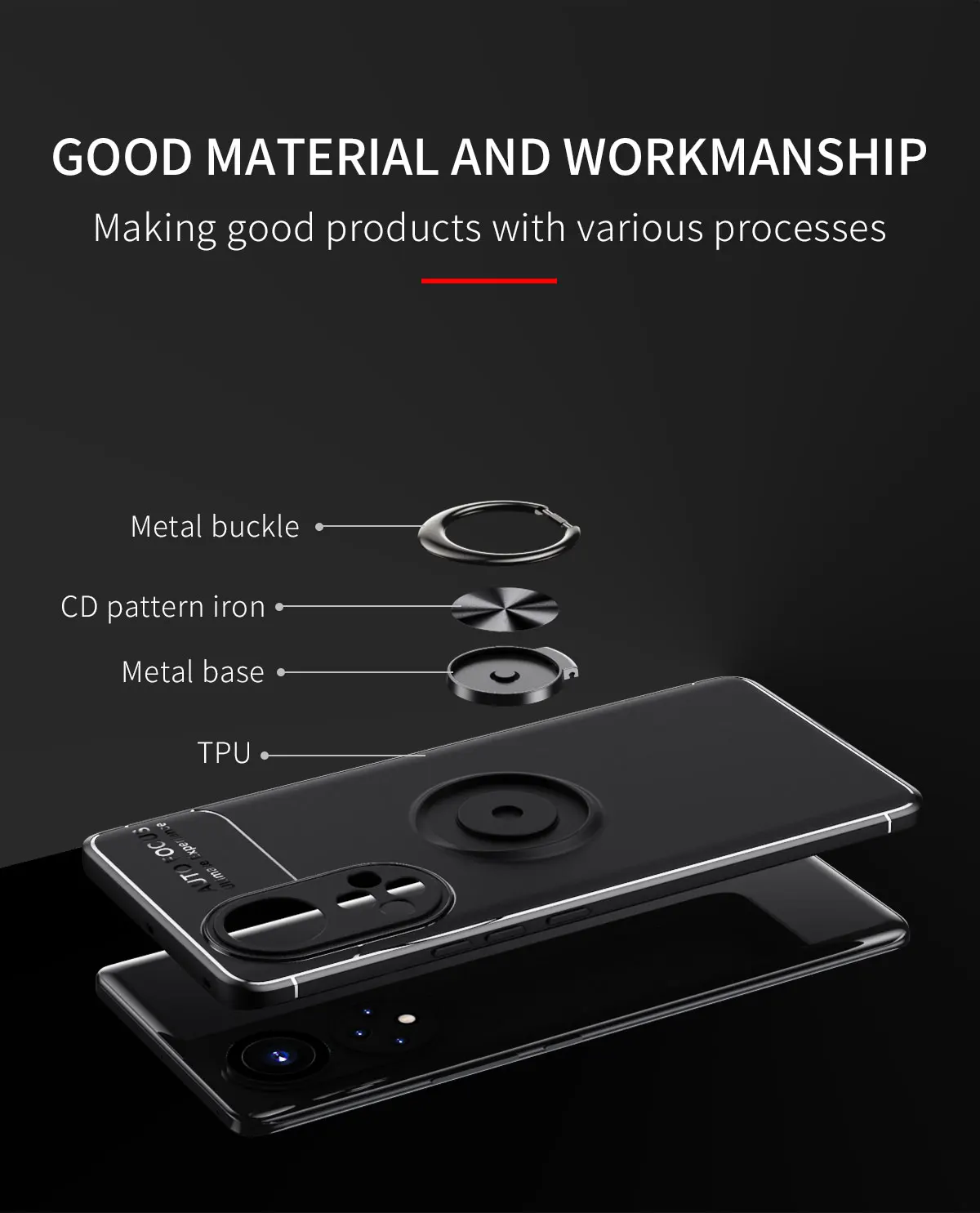 Shockproof Phone Case For Honor 50 Pro SE Paly5t Luxury Car Magnetic Ring Stand Back Cover For Huawei P50 P40 Pro Nova 8 Funda