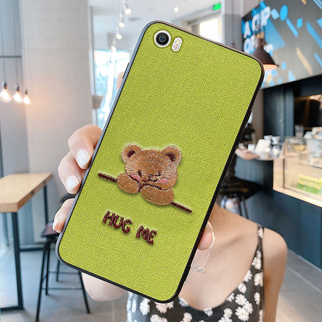 Xiaomi Mi 5 case Cloth pattern leather back cover silicone soft luxury shockproof business capa for Xiaomi Mi5 Mi5 Pro case