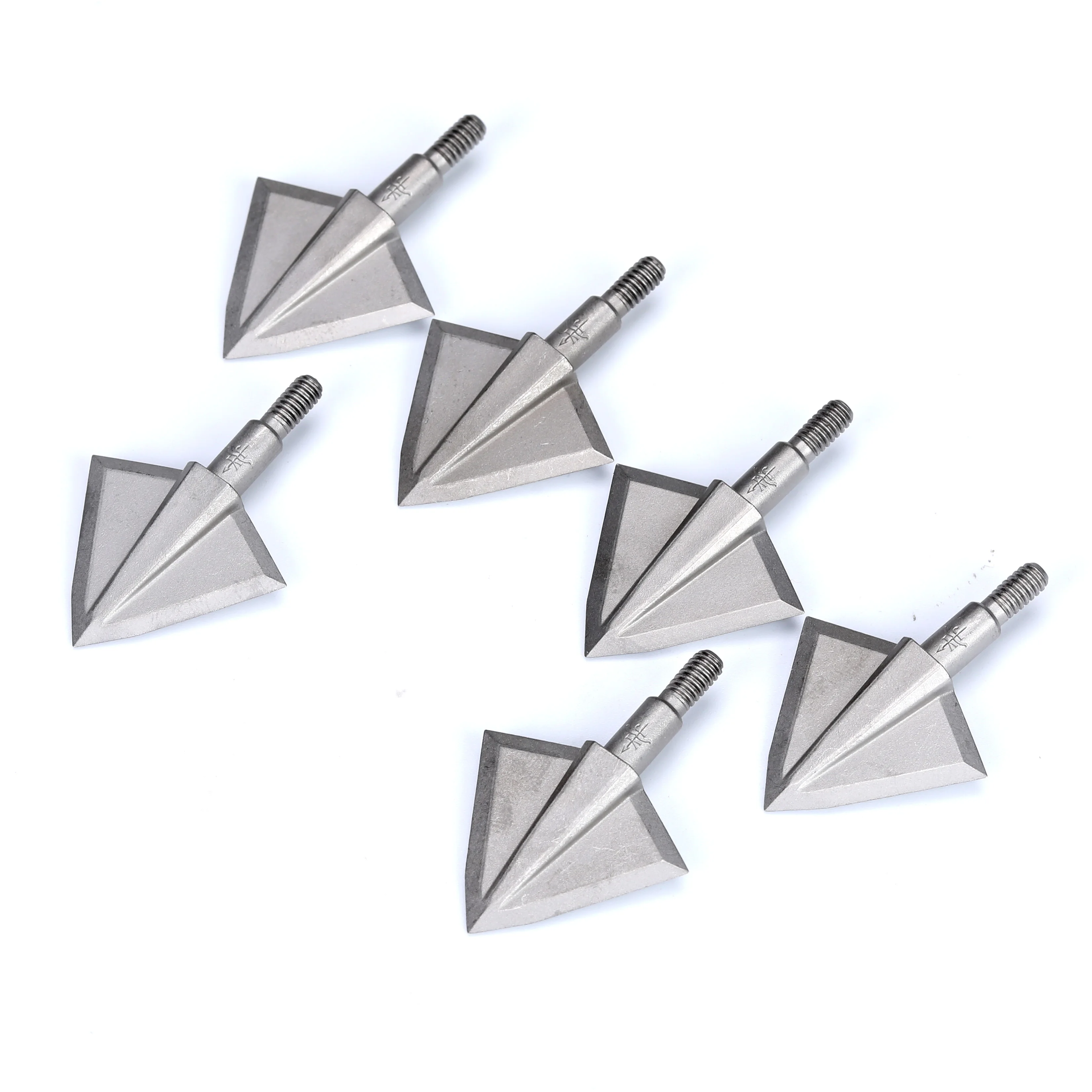 6/12pcs 125/150grain Fixed 2 Blades Broadhead 174ph Arrowhead Solid