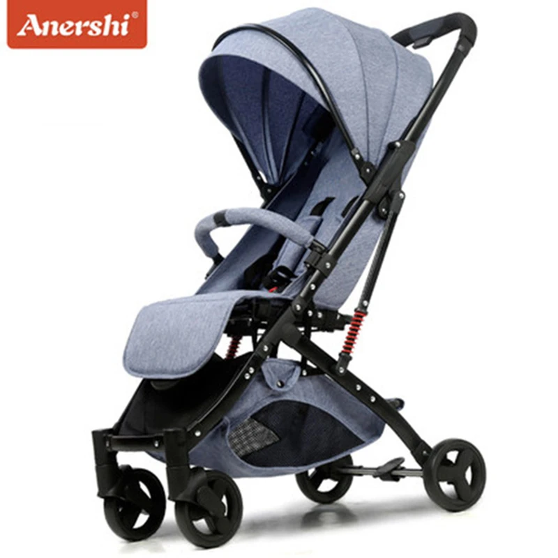 Anershi baby stroller folding portable trolley baby stroller ultra light stroller on the plane ombrelle poussette Anershi baby stroller folding portable trolley baby stroller ultra light stroller on the plane ombrelle poussette