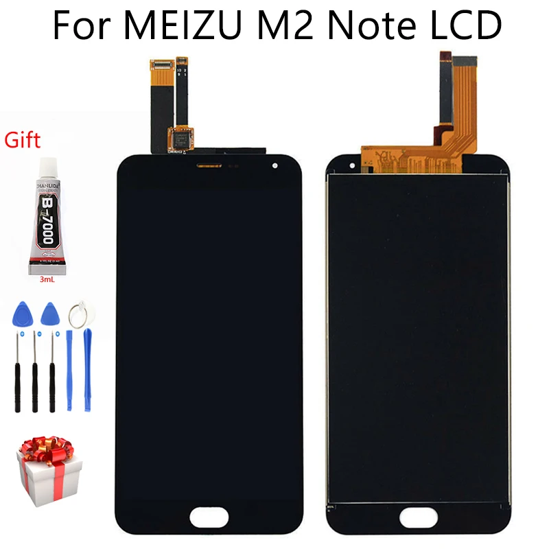 

5.5" Original For MEIZU M2 Note LCD Display Touch Screen Assembly Replacement Free Tools For MEILAN Note2 Display M571