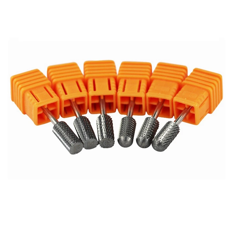 6 Type Ceramic Nail Drill Bit Manicure Machine Accessories Rotary Electric Nail Files Manicure Cutter Nail Art Tools