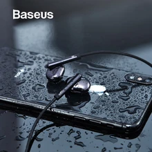 Baseus S30 Bluetooth наушники беспроводные легкие спортивные наушники IPX5 водонепроницаемые 3D стерео бас наушники с HD микрофоном для телефона