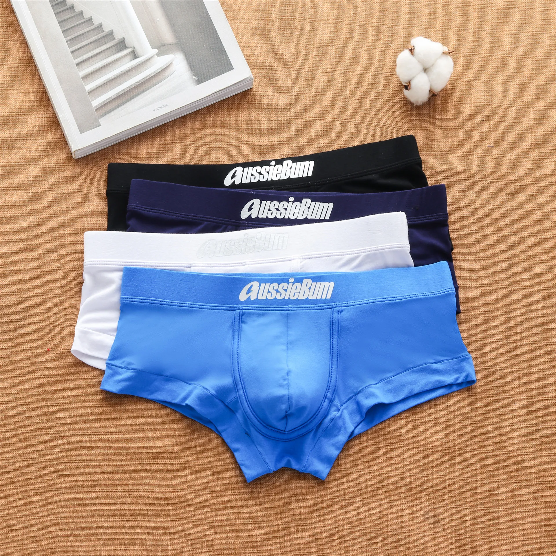 Panties Aussiebum Sports Elastic Tide Modal Letter Comfortable Mens