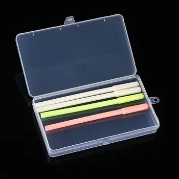 

12Pcs Portable Mask Storage Box Transparent Mask Box Rectangular Storage Case Plastic Mask Storage Box