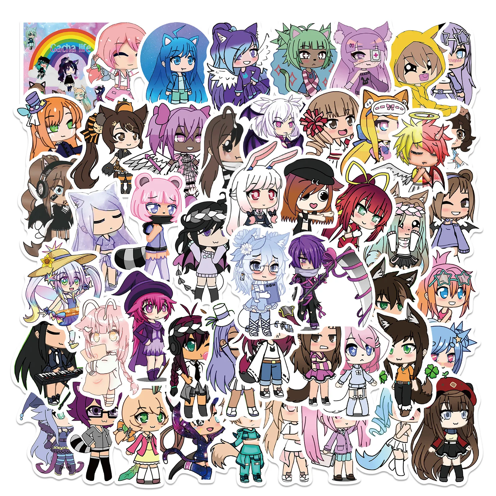 happy felíz gacha gachaclub gachalife sticker by @pamela_e